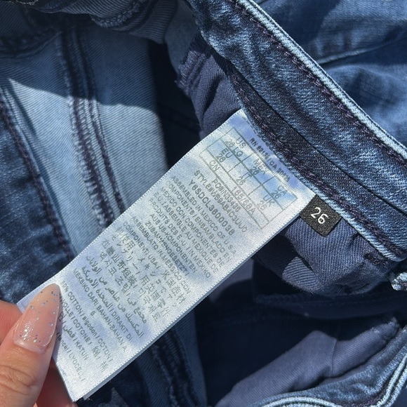 GUESS High Rise Skinny Jeans | Size 26 | Classic Blue Denim | - Picture 6 of 9